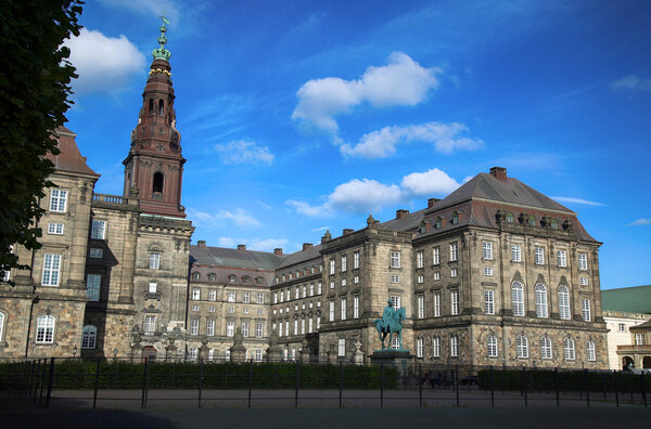Christiansborg Palace in Copenhagen, Denmark