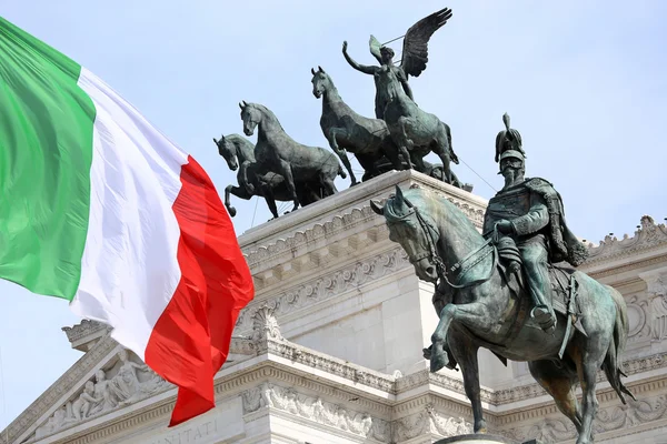 Vittorio Emanuele a Roma, Italia — Foto Stock