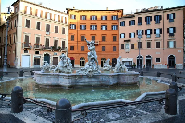ナヴォーナ広場,ローマ,イタリア ストック画像