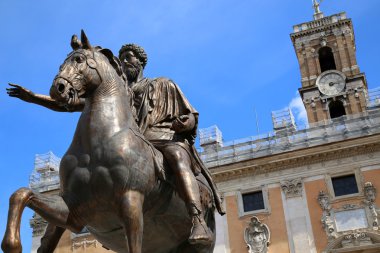 Heykel Marco Aurelio Roma, İtalya