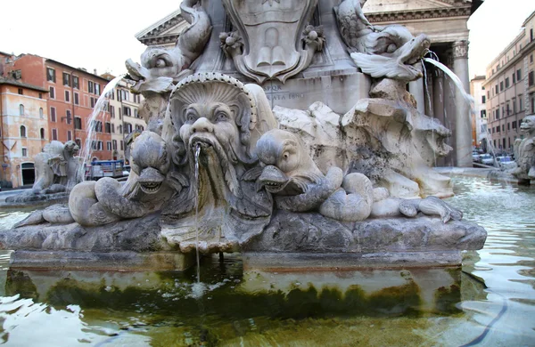 Fontana del Panteonu w Rzymie, Włochy — Zdjęcie stockowe