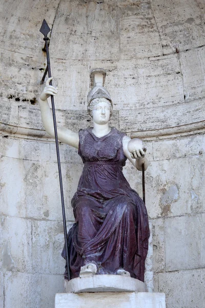 Statyn Dea Roma i Rom, Italien — Stockfoto