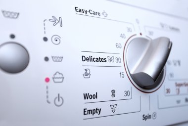 çamaşır makinesi kontrol paneli görmek
