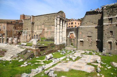 Roma, İtalya 'daki Augustus Forumu