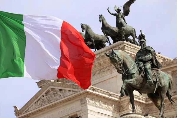 Vittorio Emanuele a Roma, Italia — Foto Stock