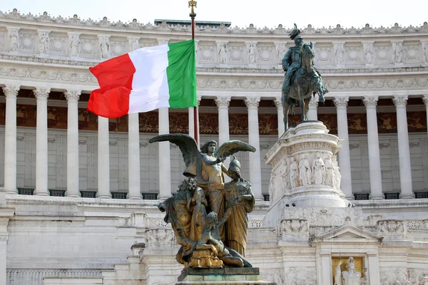 Vittorio emanuele in rome, Italië — Stockfoto