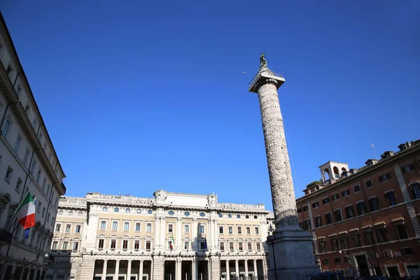 Plac piazza colonna w Rzym, Włochy — Zdjęcie stockowe