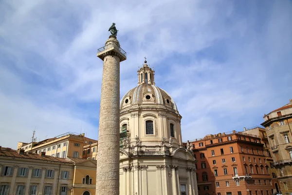 Neptunbrunnen auf der piazza del popolo, rom, italien — Stockfoto