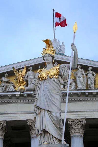 Австрійського парламенту у Відні, Австрія — стокове фото