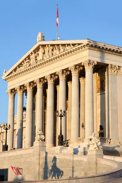 Το Αυστριακό Κοινοβούλιο στη Βιέννη, Αυστρία — Φωτογραφία Αρχείου