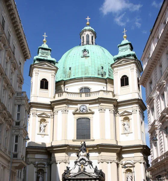 圣伯多禄教堂在维也纳，奥地利 — 图库照片