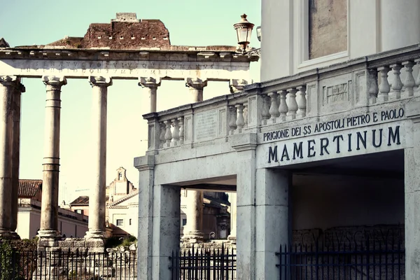 Antika Mamertinska fängelset i Rom, Italien — Stockfoto