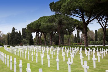 Nettuno - Nisan 06: Mezarlar, Amerikan Amerikan savaş mezarlığı