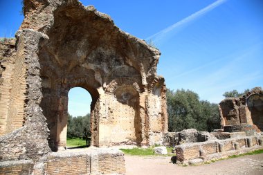 Villa Adriana (Hadrian'ın Villa), antik kalıntıları Piazza d