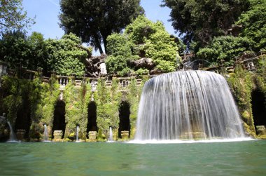 Fontana dell'Ovato, Villa d'Este çeşme ve Tivoli n bahçede