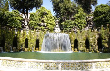 Fontana dell'Ovato, Villa d'Este çeşme ve Tivoli n bahçede