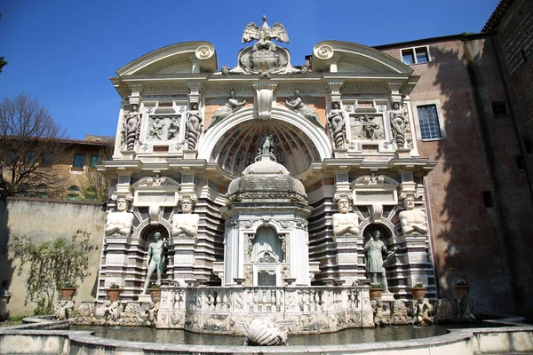 Fontana dell'Organo, Villa d'Este fontän och trädgård i Tivoli — Stockfoto