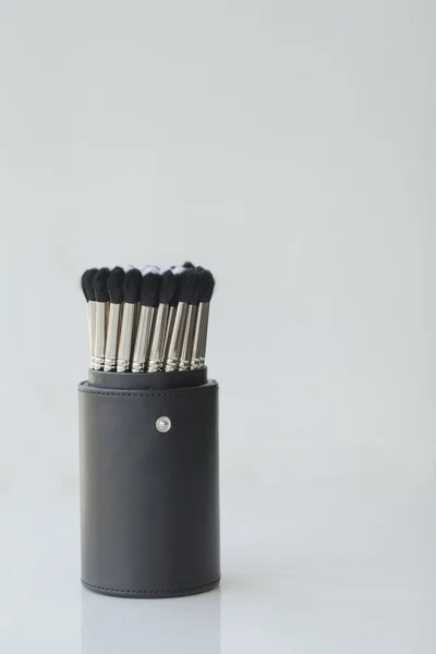 Collection brushes for make-up — Stock Photo, Image