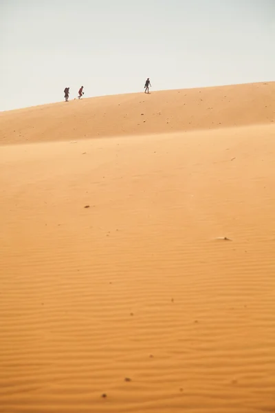 在沙漠中旅行 — 图库照片