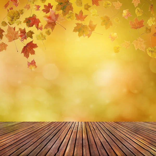 Altın sonbahar arka plan — Stok fotoğraf