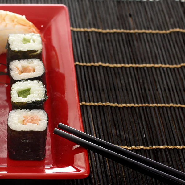 Sushi de mariscos japoneses —  Fotos de Stock