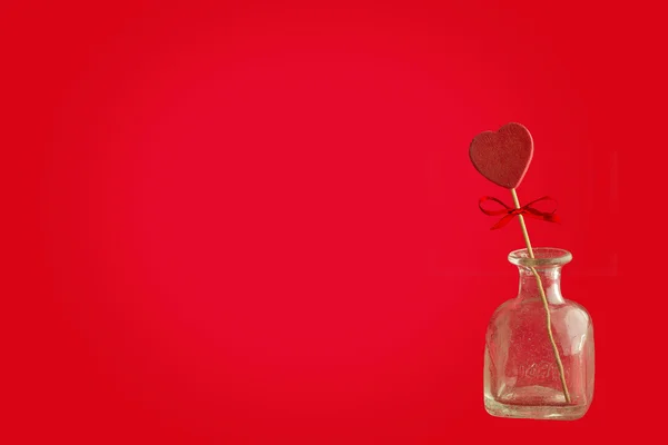 Herz für Valentinstag geformt — Stockfoto