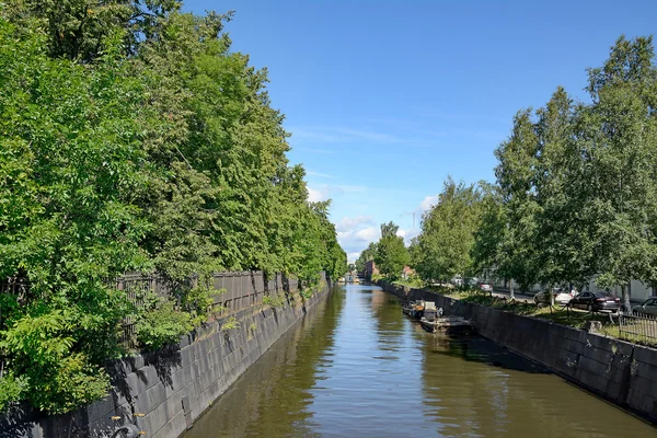 Kronstadt, bir baypas kanalı — Stok fotoğraf