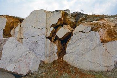 Mermer madencilik taş ocağı