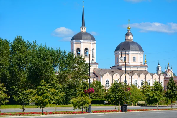 托木斯克州的主显节大教堂 — 图库照片