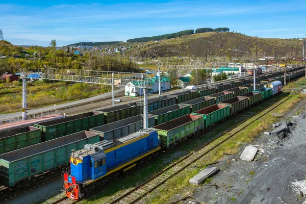 Mundybash Russia September 2019 Mundybash Railway Station Mundybash Gornaya Shoriya — Stock Photo, Image