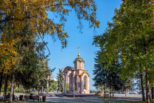 Kemerovo Ortodoxní Kaple Ikony Matky Boží Radosti Pro Všechny Kteří — Stock fotografie