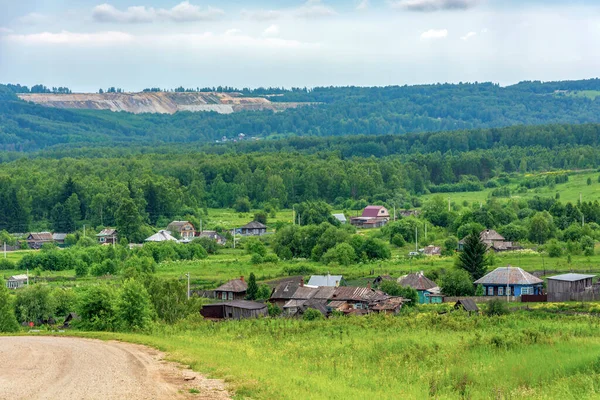 Malá Obec Antonovka Okrese Ujský Region Kemerovo Kuzbass — Stock fotografie