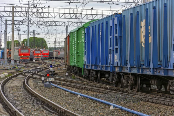 Taiga Russia June 2020 Railway Equipment Access Roads Railway Station — Stock Photo, Image