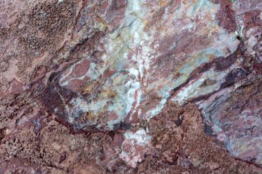 Artyshta, Kemerovo bölgesi-Kuzbass yakınlarındaki eski bir mermer ocağının gelişimi sırasında taş dokusu