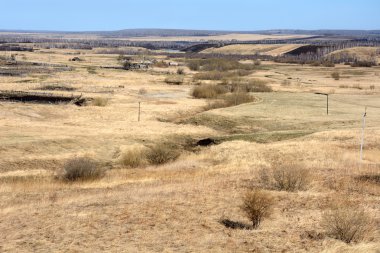 Sibirya orman-bozkır Köyü
