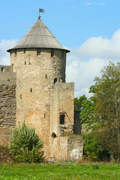 Gate tower of the Ivangorod fortress — Stock Photo, Image