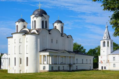 Novgorod büyük, St. Nicholas Dvorischensky Katedrali 