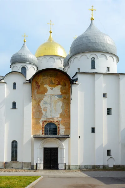 Novgorod der Große, die Kathedrale der Heiligen Sophia — Stockfoto