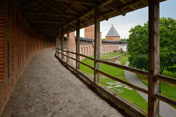 Veliky Novgorod, pertempuran bergerak dari benteng — Stok Foto