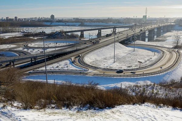 Kemerovo, puente de Kuznetsk —  Fotos de Stock