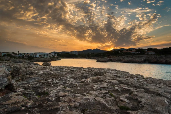 Puesta de sol océano — Foto de Stock