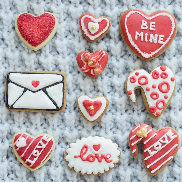 Valentijn cookies — Stockfoto