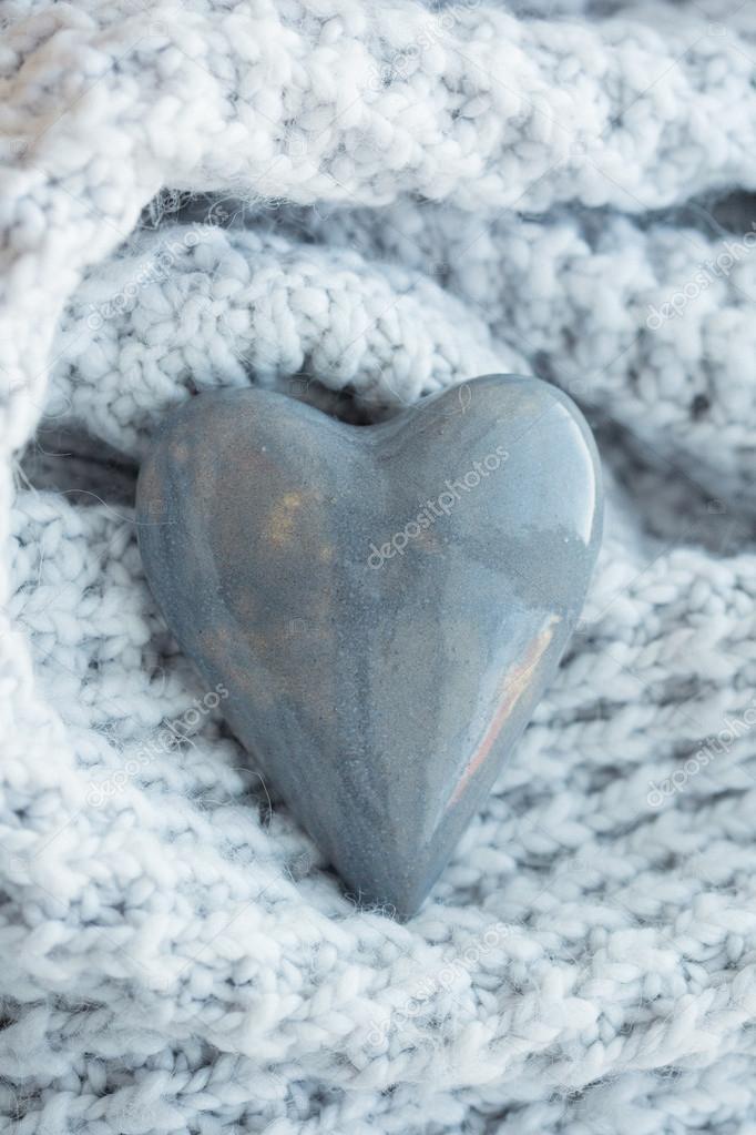 Love stone. Heart shape