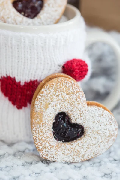 Alla hjärtans cookies — Stockfoto