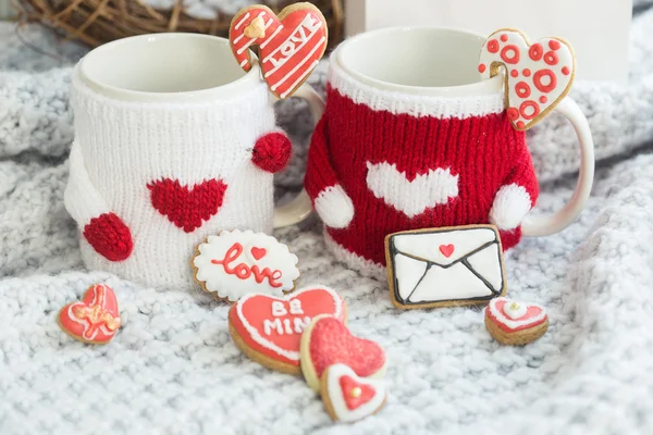 Alla hjärtans cookies — Stockfoto