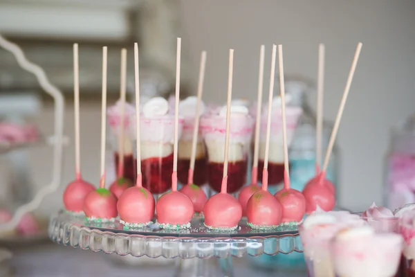 Mesa de postres. Candy bar — Foto de Stock