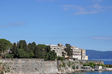 Corfu town Yunanistan yaz sezonu