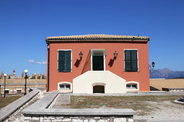 Casa velha Corfu cidade Grécia — Fotografia de Stock