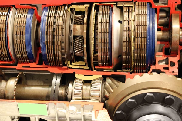 Automatic gearshift close up transportation — Stock Photo, Image