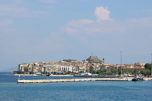 Corfu town Greece summer vacation — Stock Photo, Image